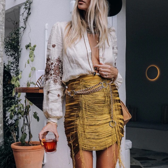 Chasing Unicorns Tops - Chasing Unicorns Lover’s Rock Cutwork Embroidered